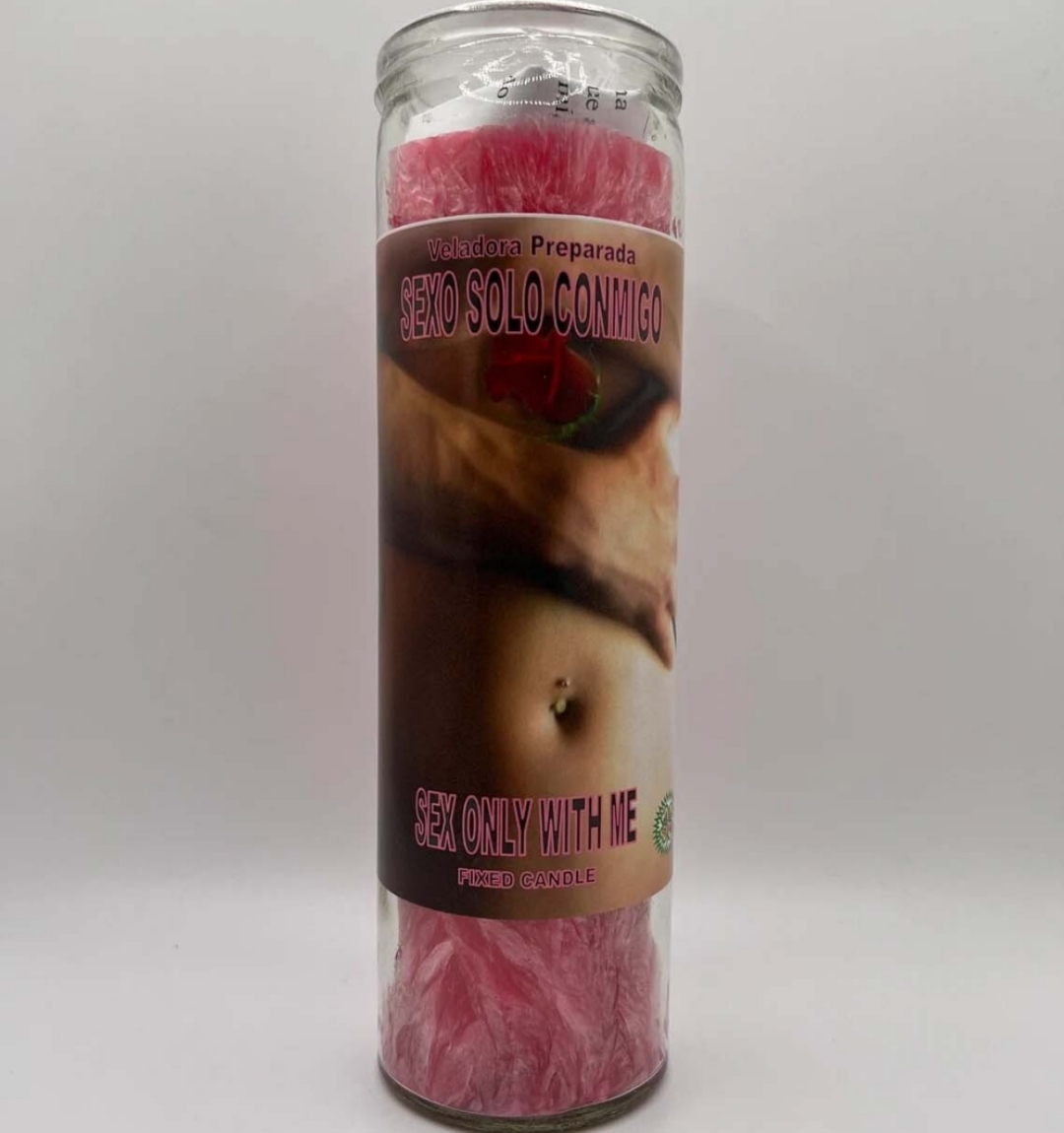 Prepared Sex Only With Me (Vela Sexo Solo Con Migo Preparada) - Pink Candle  - Nu Life Botanica